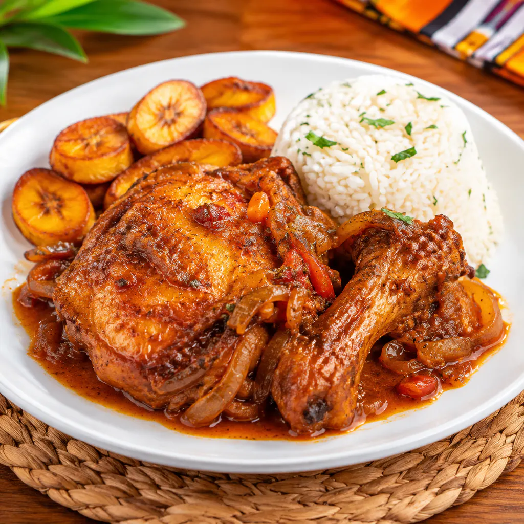 Poulet braisé — La Gror Chez Kimi